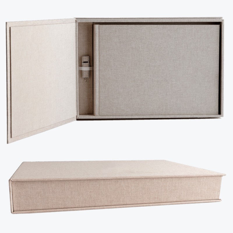 Linen Matted Box - Matted Box